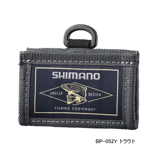 画像1: ≪'25年3月新商品！≫ シマノ ダストポーチ (ベルトタイプ) BP-052Y トラウト Mサイズ [3月発売予定/ご予約受付中]