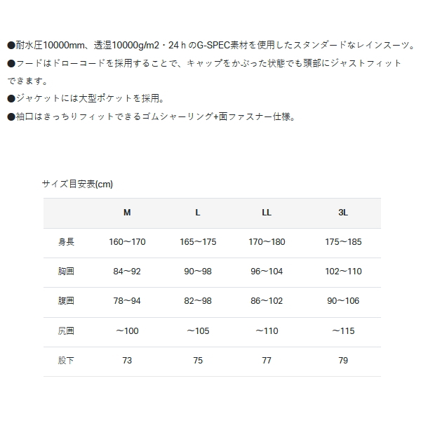 画像4: ≪'25年6月新商品！≫ がまかつ Gスペック レインスーツ GM-3784 レッド×ブラック LLサイズ [6月発売予定/ご予約受付中]