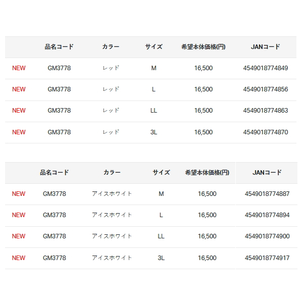 画像: ≪'25年4月新商品！≫ がまかつ UDジップシャツ GM-3778 ブラック×レッド Mサイズ [4月発売予定/ご予約受付中]