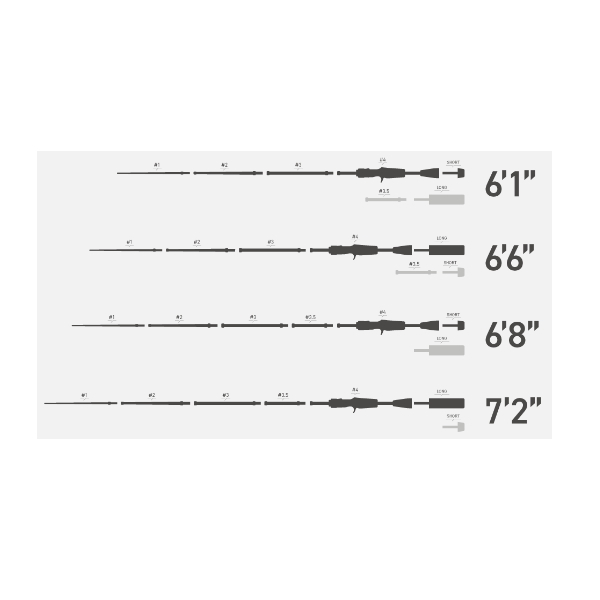 画像4: ≪'25年4月新商品！≫ テイルウォーク（tail walk） アウトバック C61/72M-P4.5 〔仕舞寸法 49cm〕 【保証書付き】 [4月発売予定/ご予約受付中]