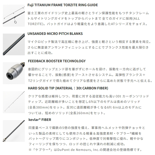 画像2: ≪'25年6月新商品！≫ テイルウォーク（tail walk） アジスト TZ S76/TT 〔仕舞寸法 117cm〕 【保証書付き】 [6月発売予定/ご予約受付中]